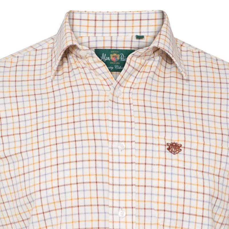 Alan Paine Ilkley Kids Shirt - Brown Check