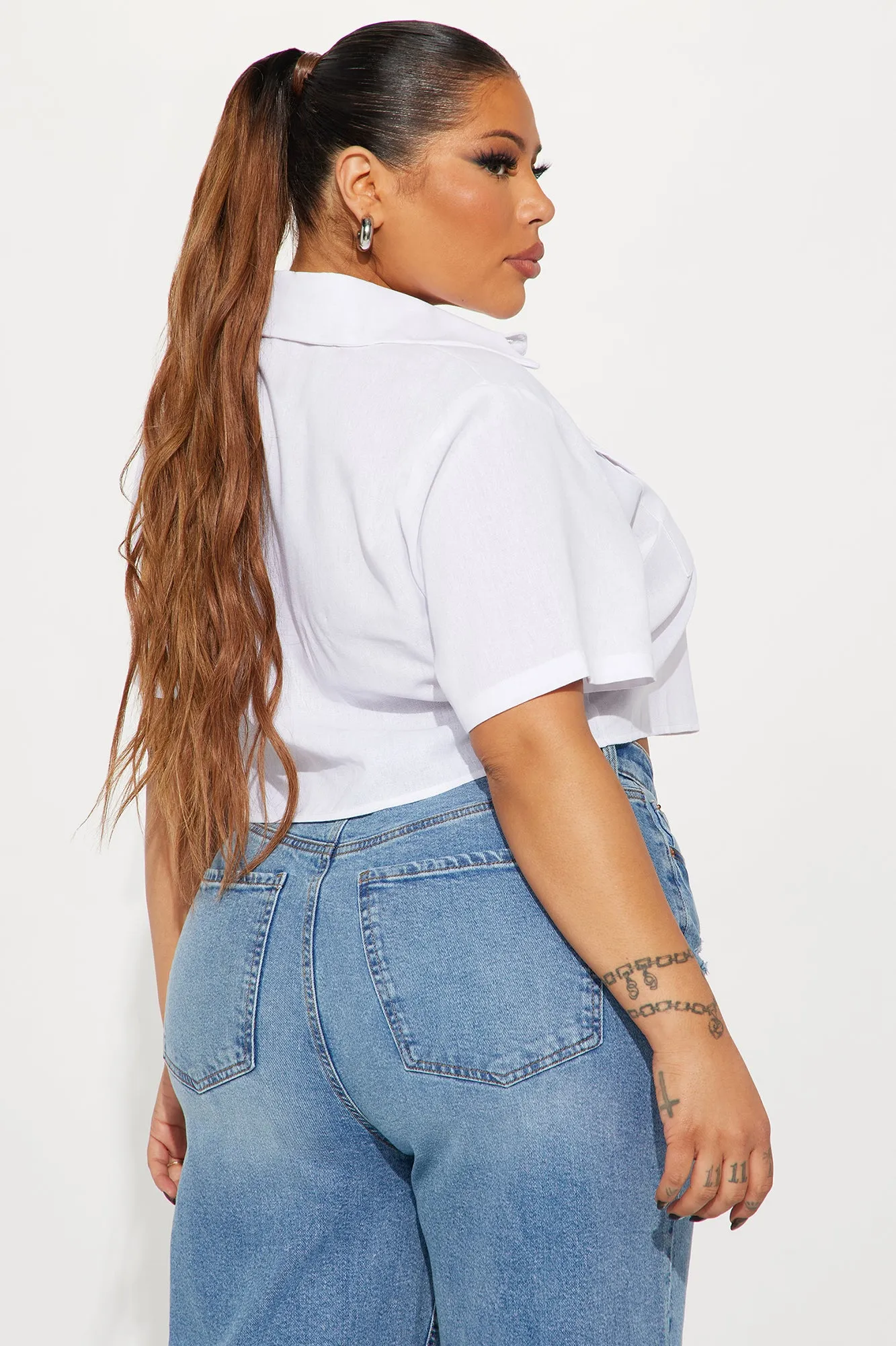 Allegra Linen Shirt - Off White