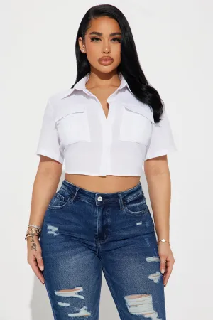 Allegra Linen Shirt - Off White