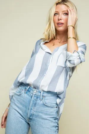 Ana Striped Boyfriend Shirt