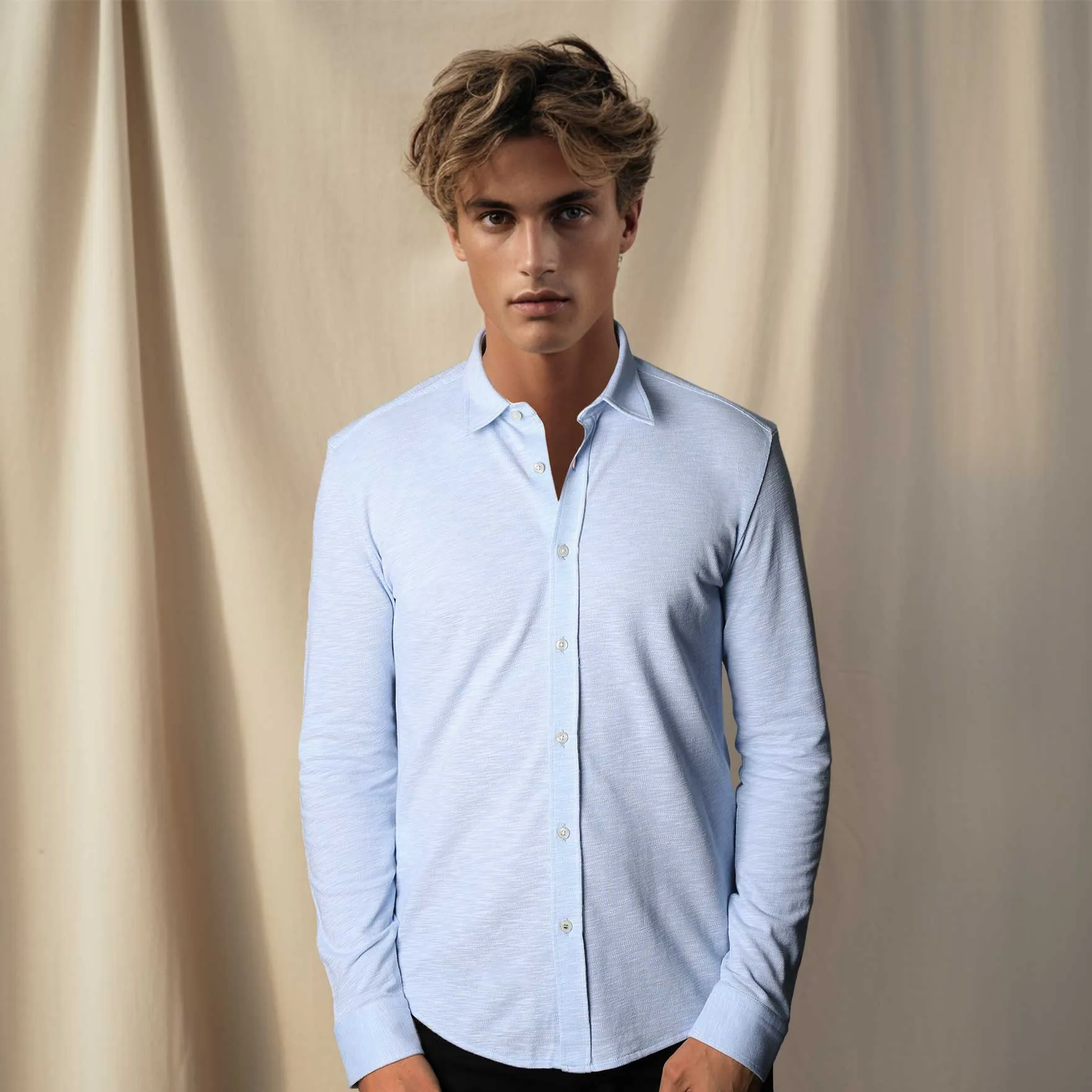 BOSS S Roan Kent SH C1 233 Shirt in Light Blue