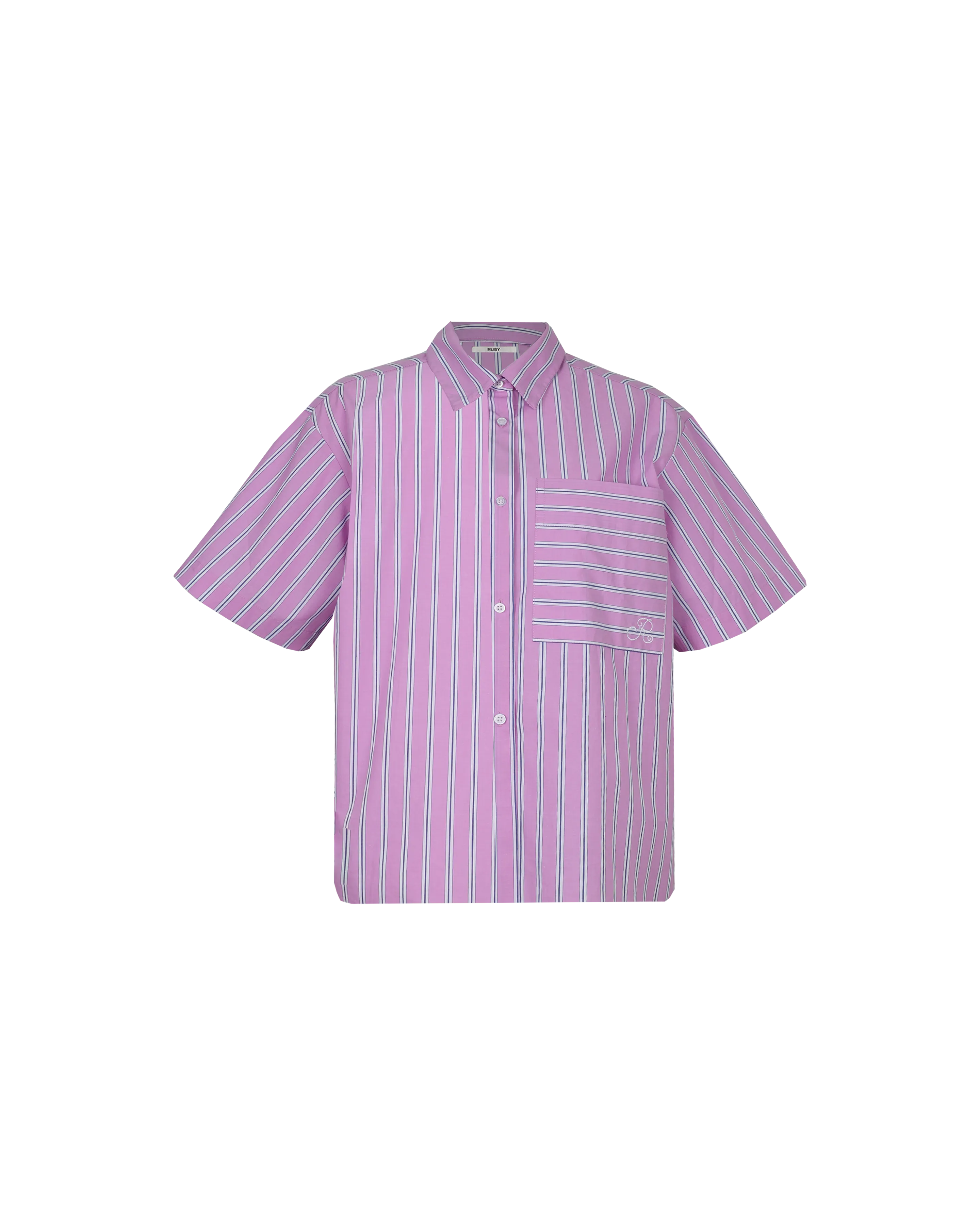 CASH BOWLER SHIRT PINK STRIPE