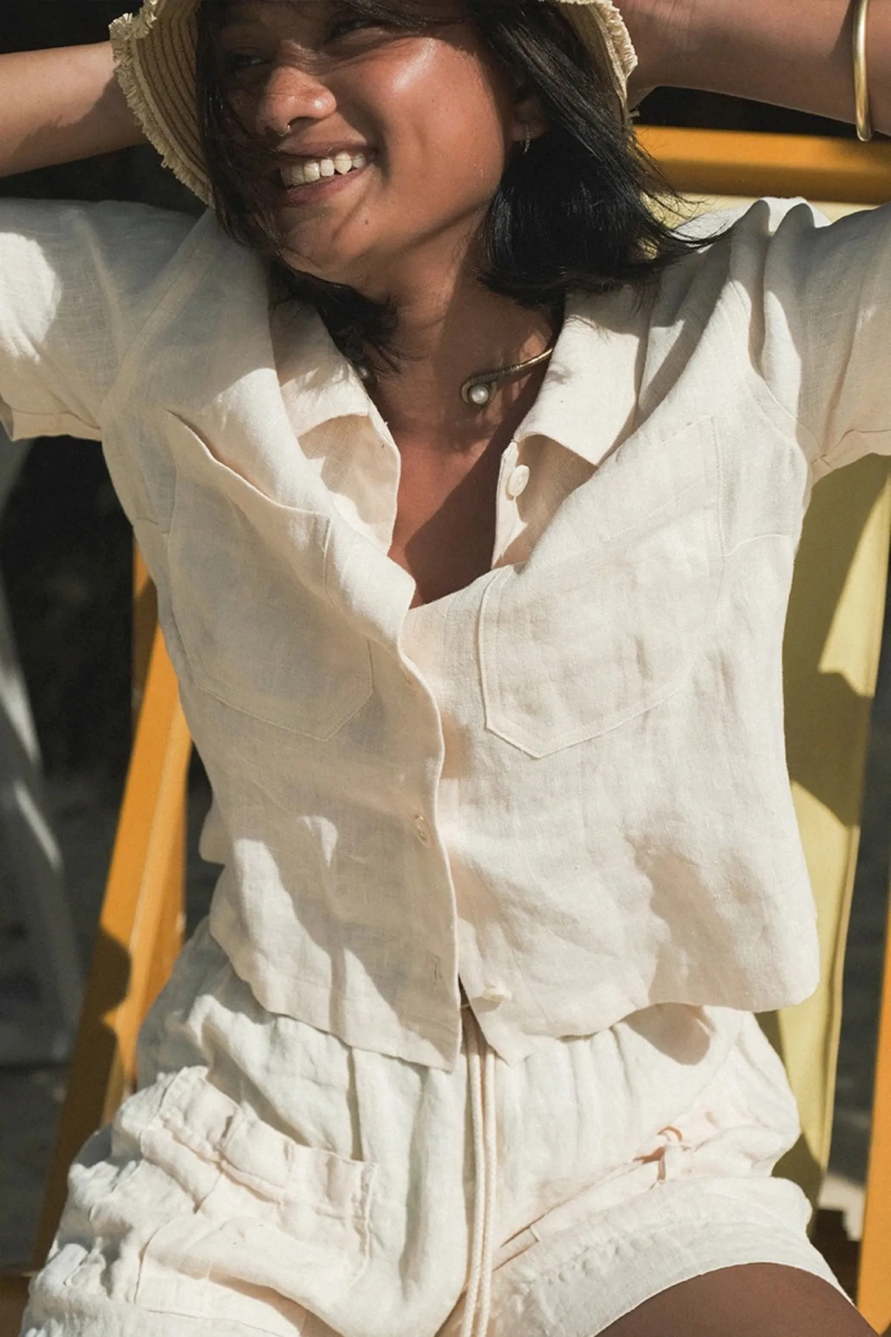 Cereal Linen Safari Shirt