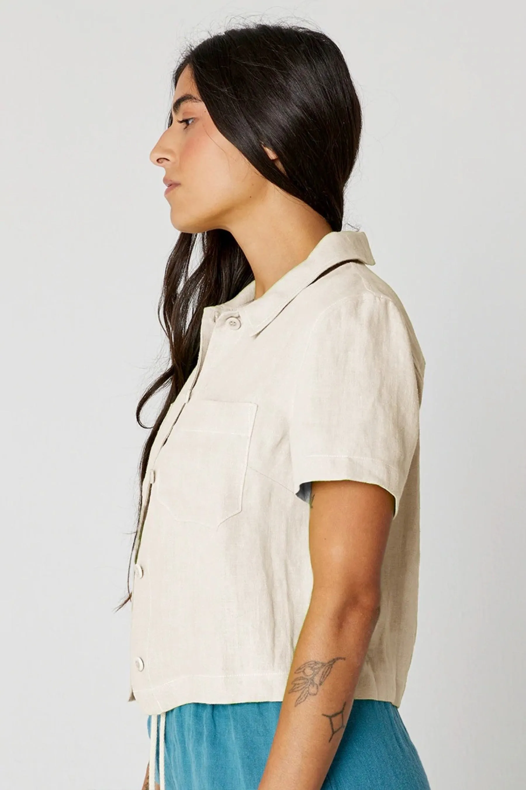 Cereal Linen Safari Shirt