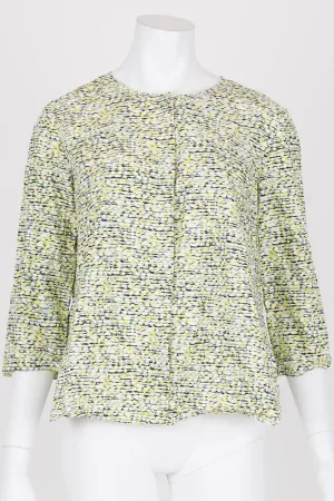 COS Yellow Patterned Button Down Shirt 8