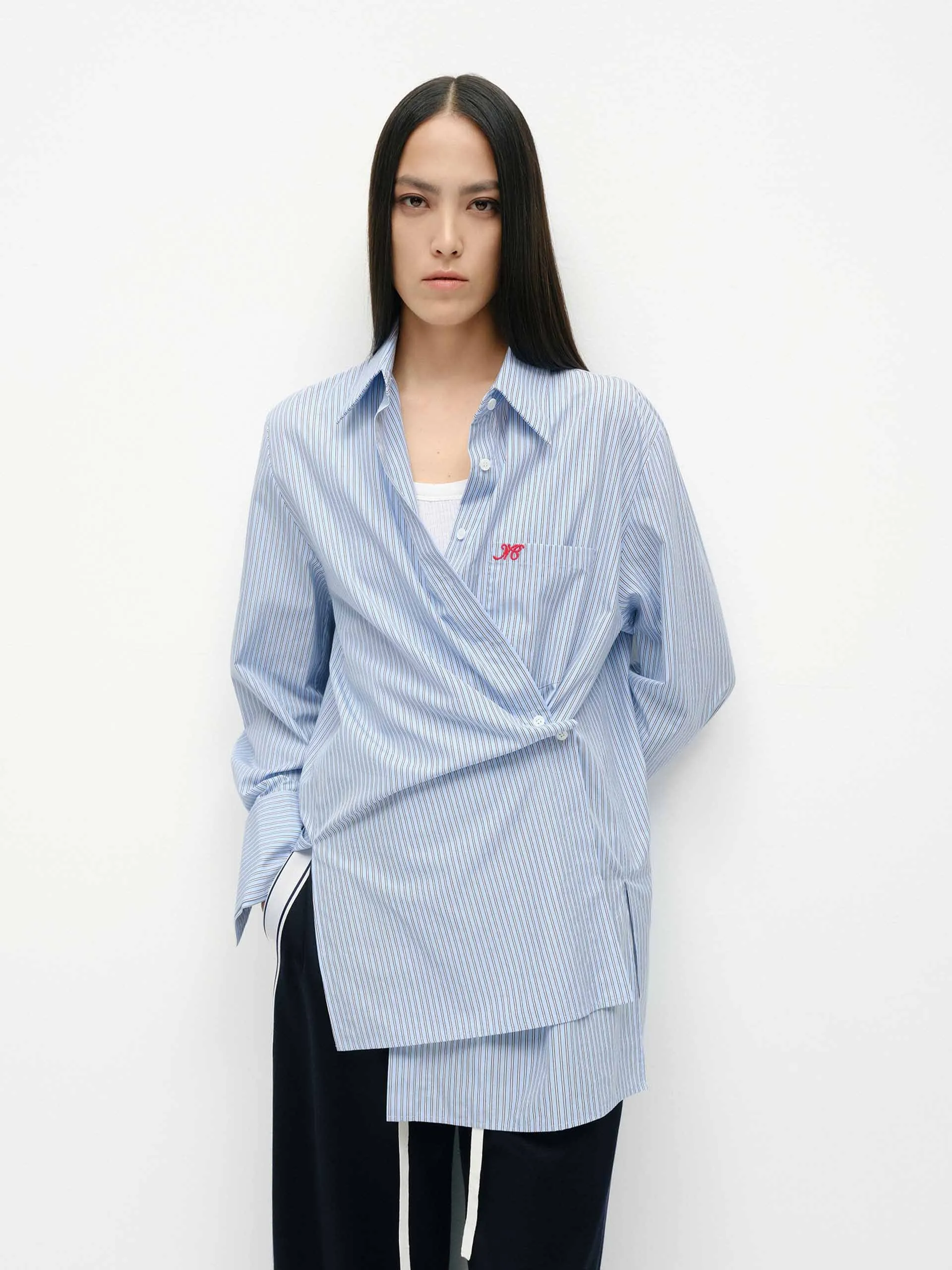 Deconstructed Striped Shirt