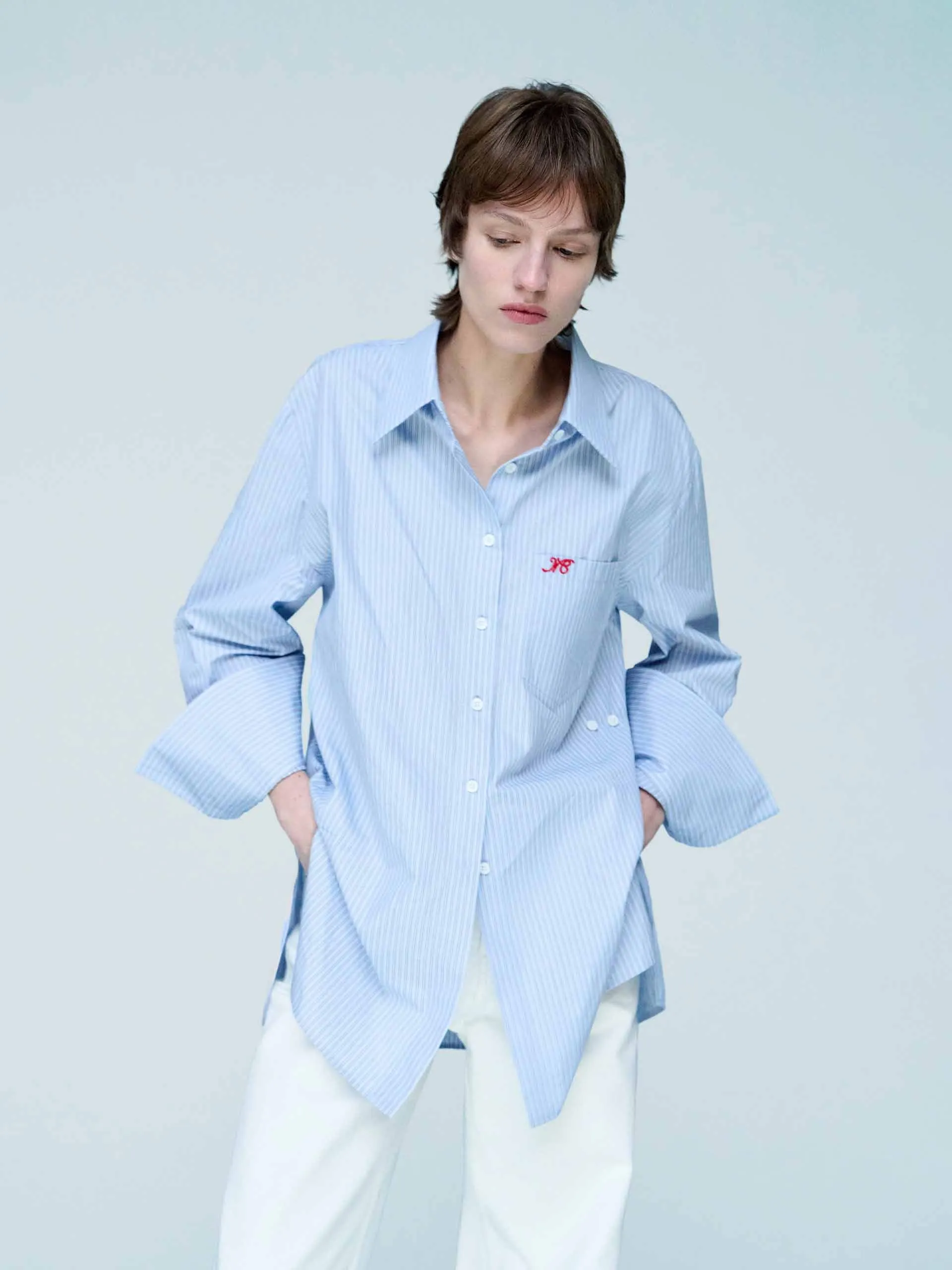 Deconstructed Striped Shirt
