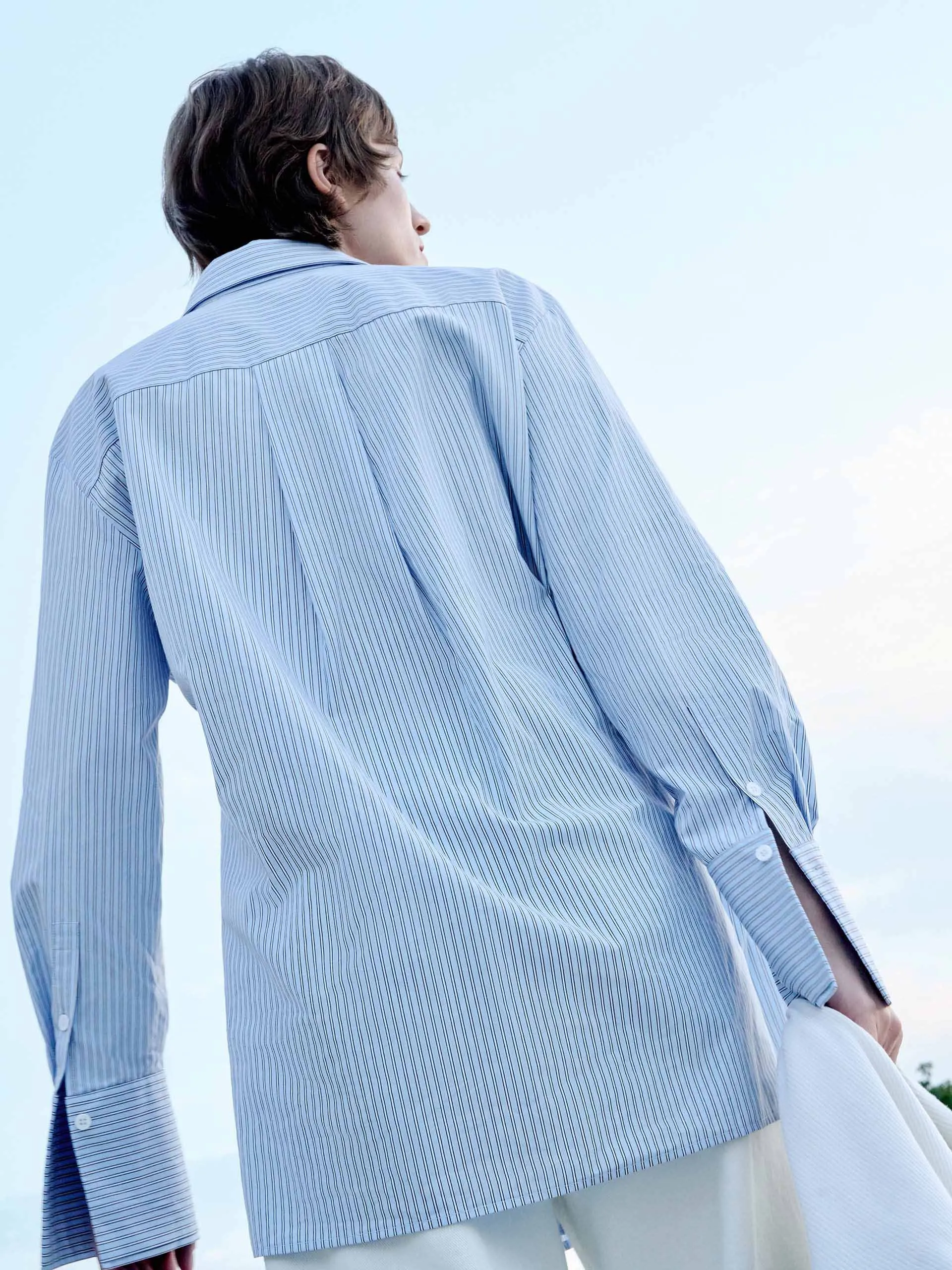 Deconstructed Striped Shirt