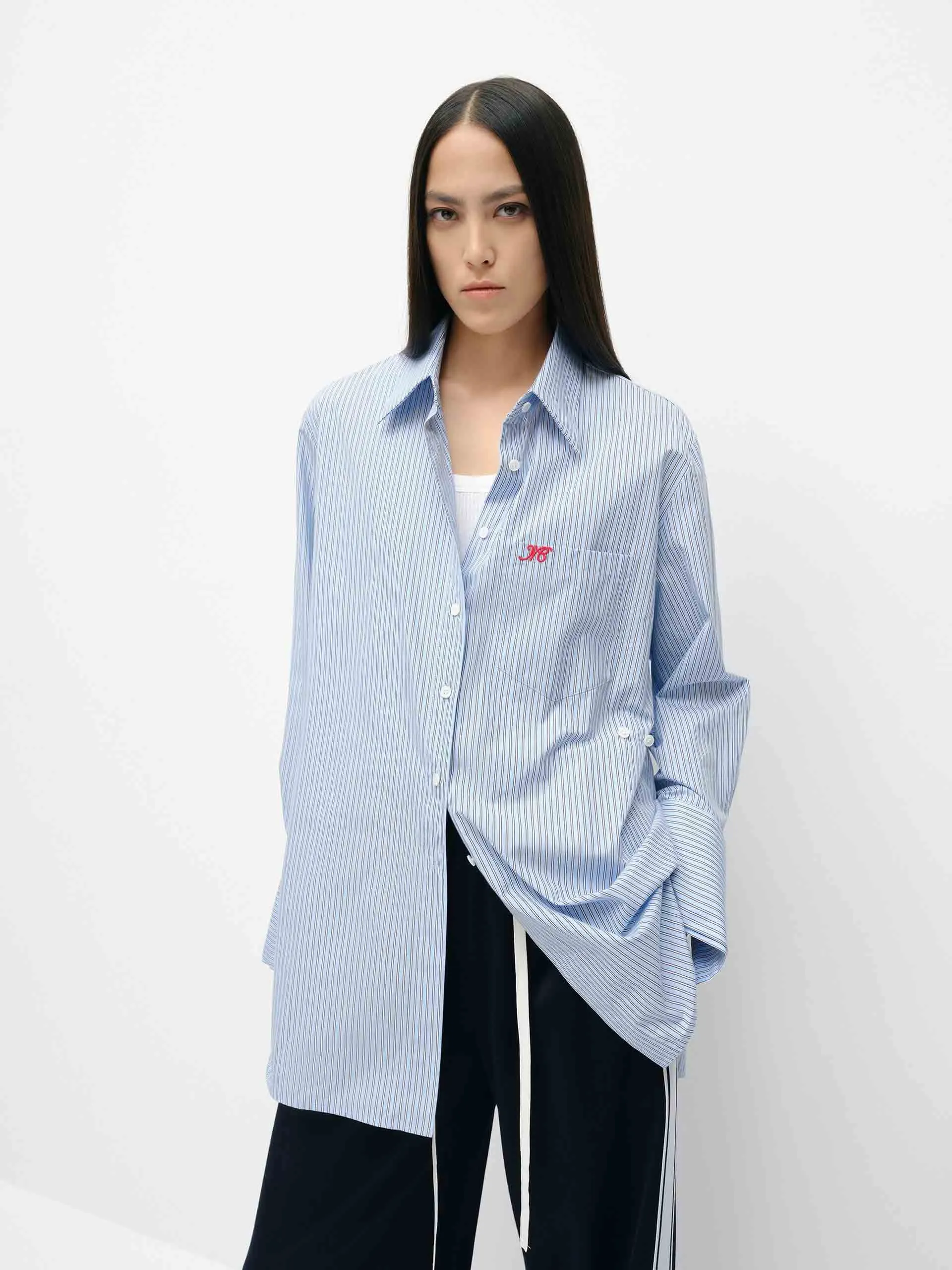 Deconstructed Striped Shirt