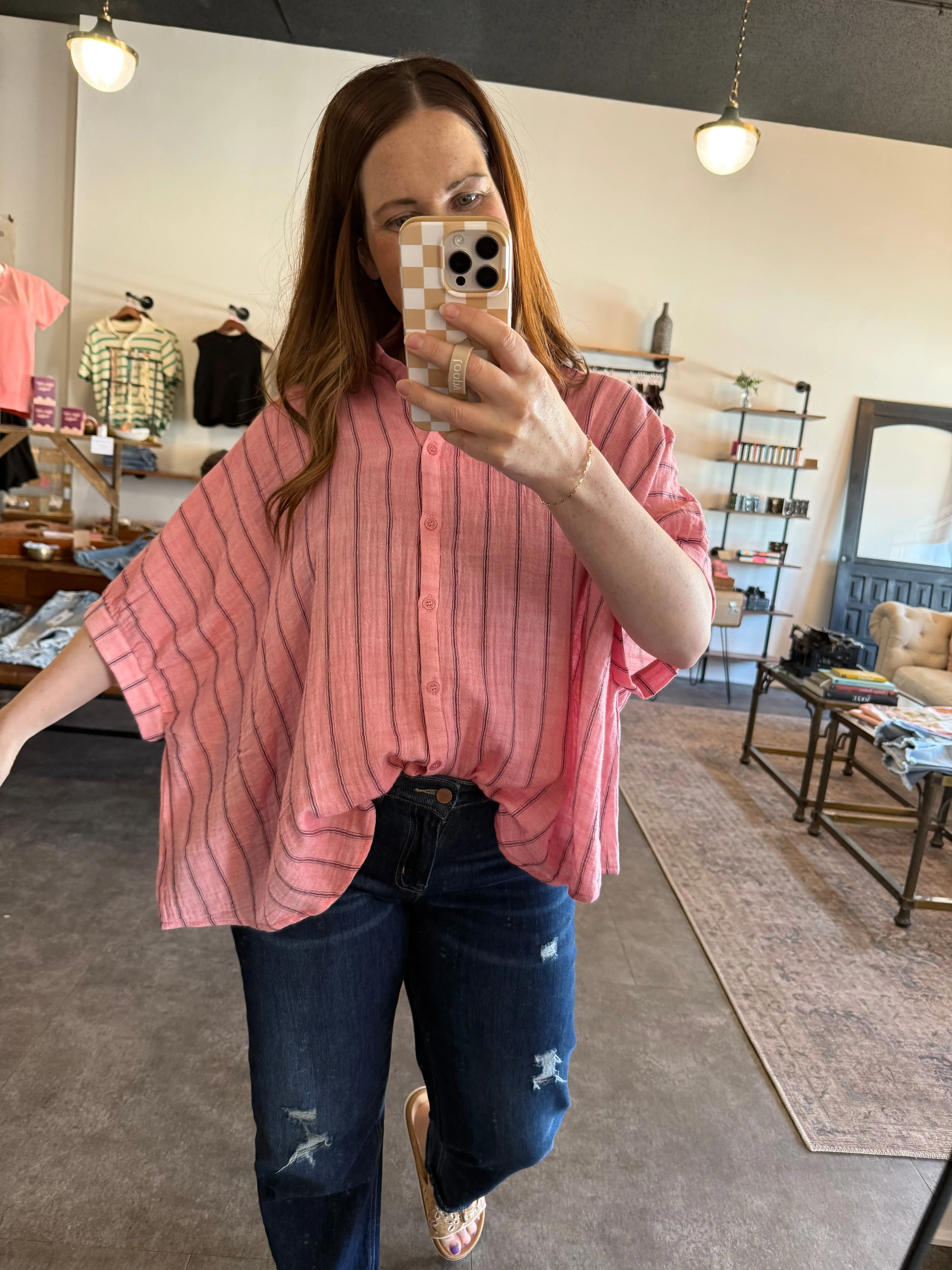 Easy Breezy Shirt Pink