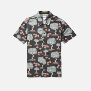 Floral SS Shirt (Black)