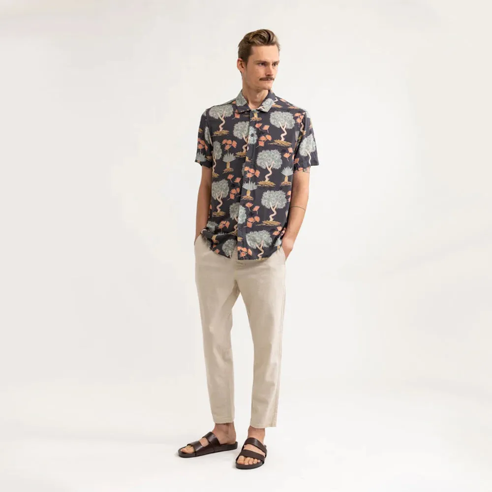 Floral SS Shirt (Black)