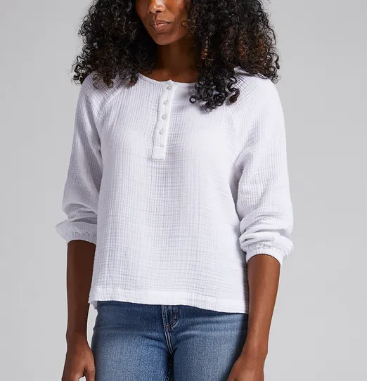 Fraya Henley Blouse