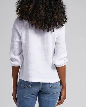 Fraya Henley Blouse