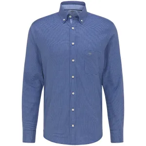 Fynch-Hatton Super Soft Cotton Shirt 11216110 - Navy Blue