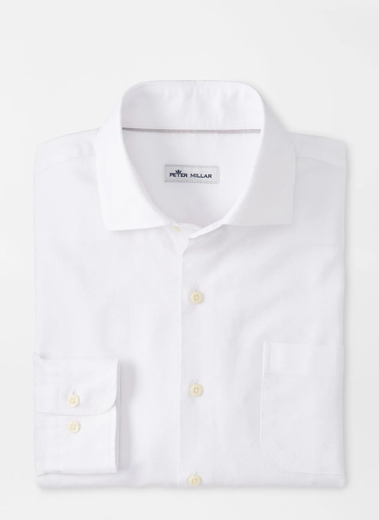 Hadley Oxford Cotton Sport Shirt- White