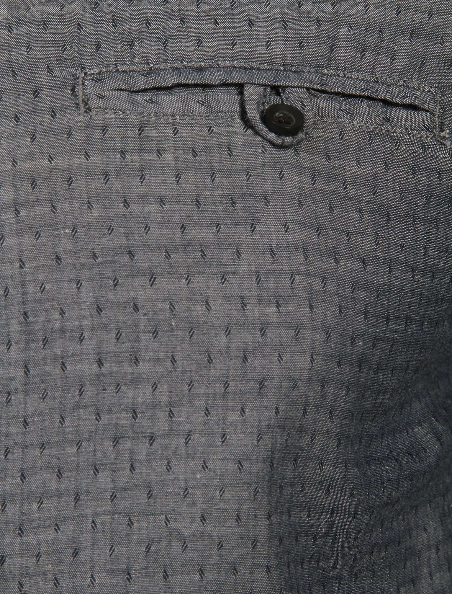Harlow Short Sleeve Cotton Chambray Shirt in Navy - Tokyo Laundry