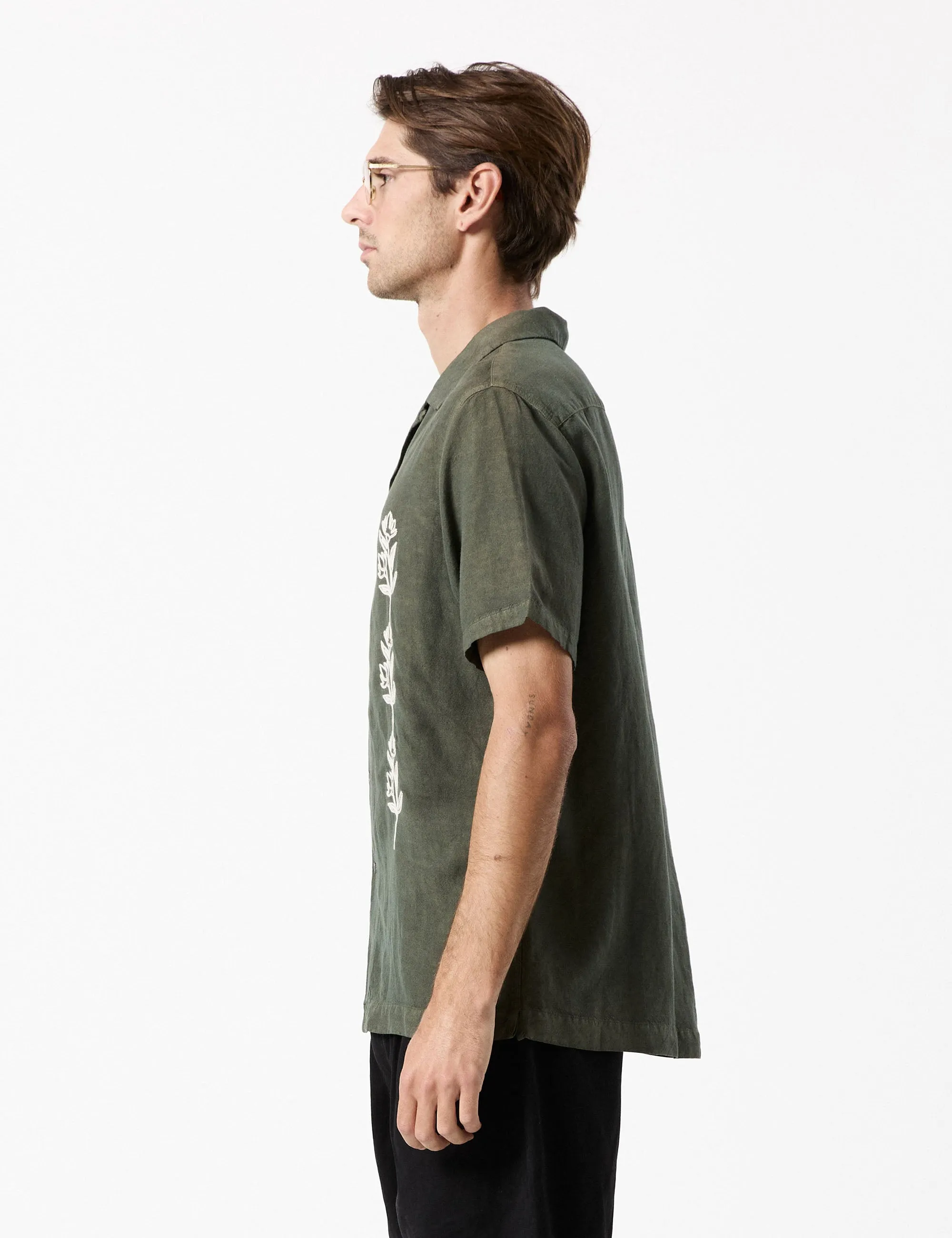 Huck Short Sleeve Shirt - Thyme