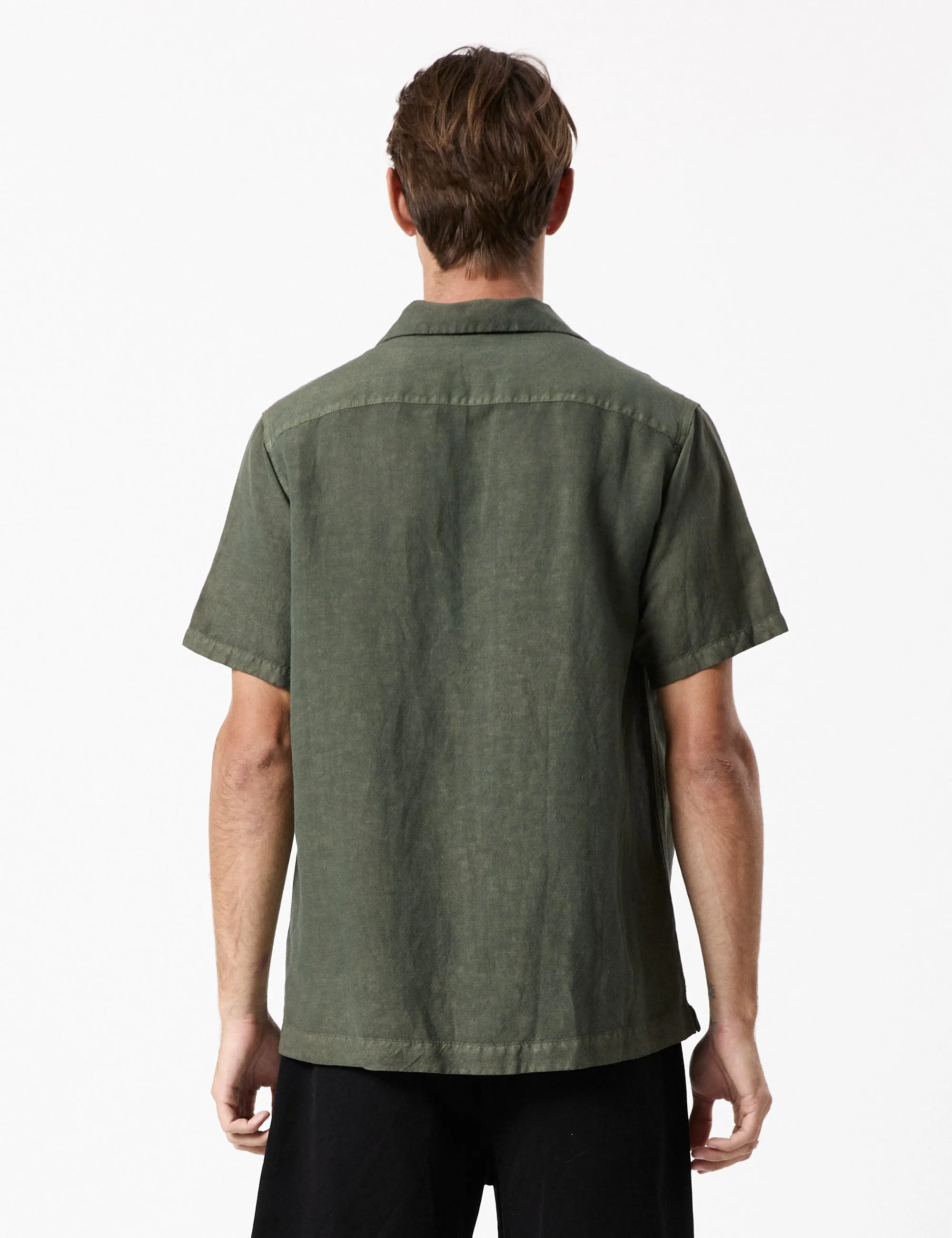 Huck Short Sleeve Shirt - Thyme