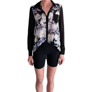 Lipsy Floral Sheer Shirt