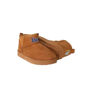 Los Angeles Rams NFL Womens Team Logo Fuzzy Fan Boots
