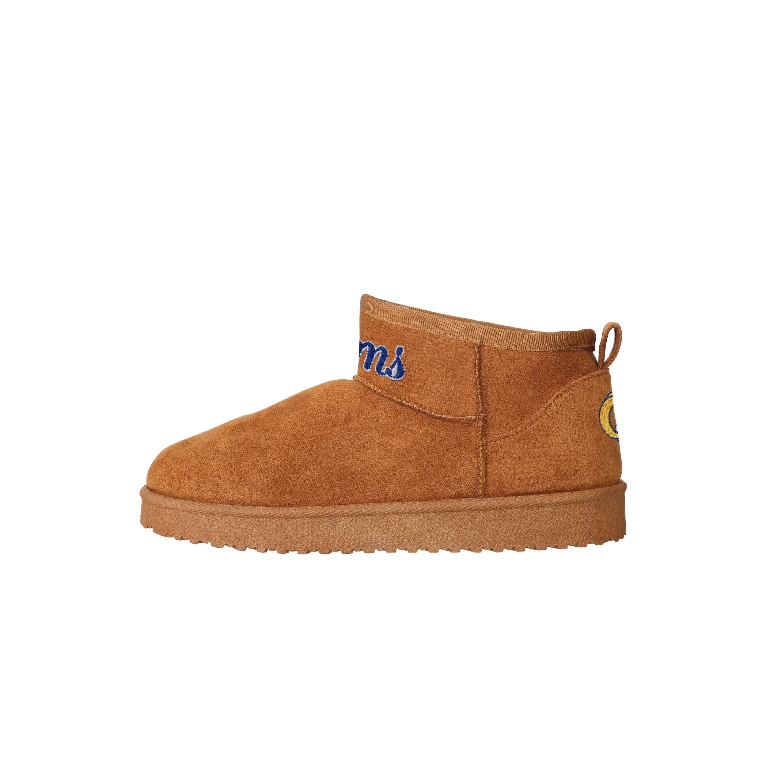 Los Angeles Rams NFL Womens Team Logo Fuzzy Fan Boots