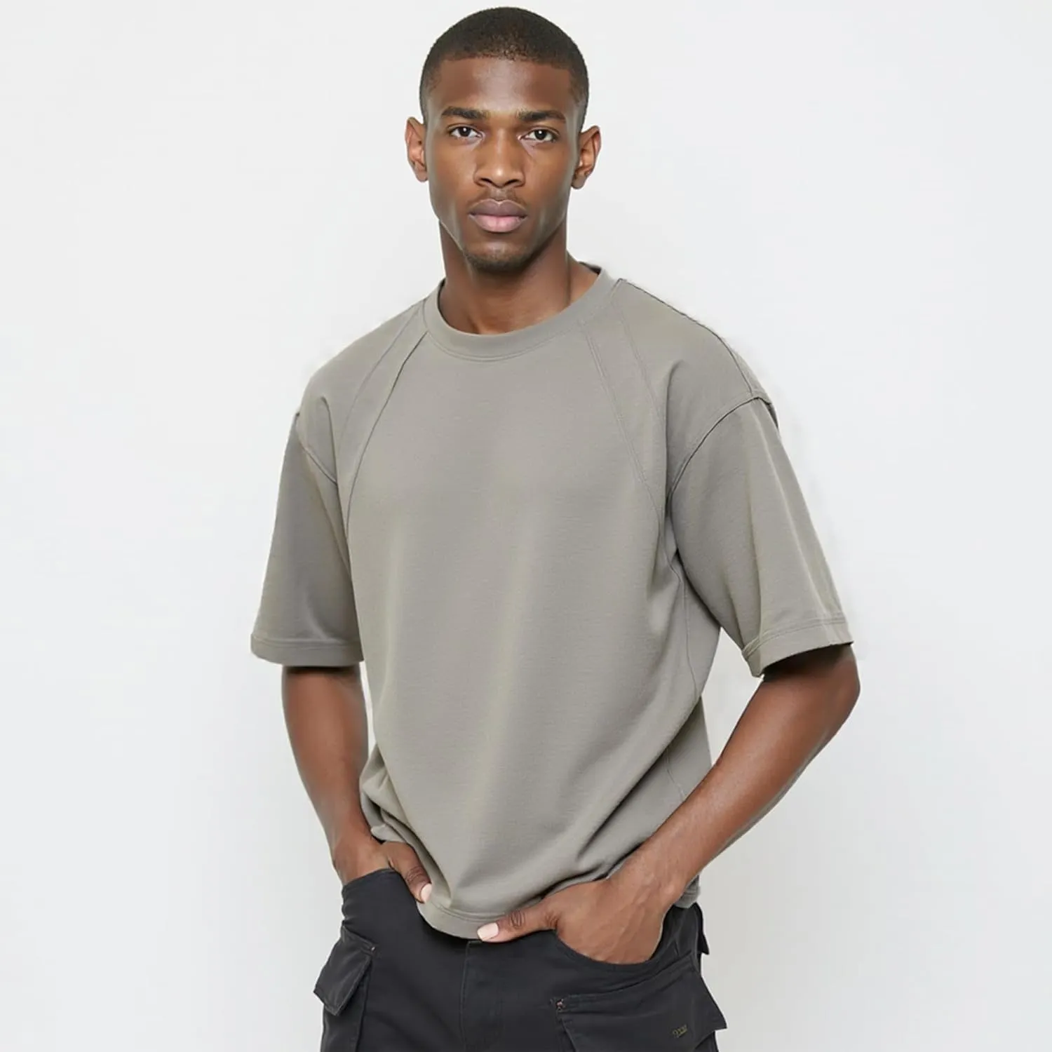 Men's Dark Hearts Queen Graphic T-Shirt Anime Playing Card Casual Grey Cotton Techwear Oversized Tee Shirt for Men