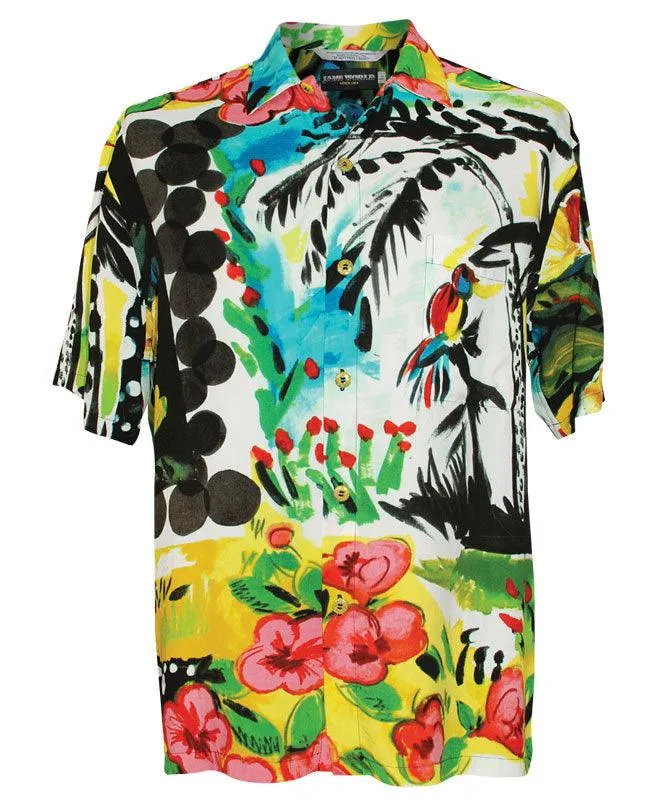 Men's Retro Shirt -  Parrot Cove