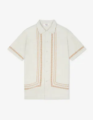 Mr Simple Morocco S/S Shirt Natural