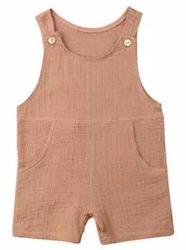 Muslin Cotton Baby Dungarees (Flawed Beauty)