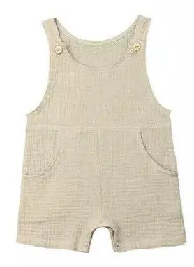 Muslin Cotton Baby Dungarees (Flawed Beauty)