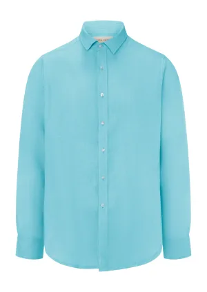 ORION LINEN SHIRT - Light Blue
