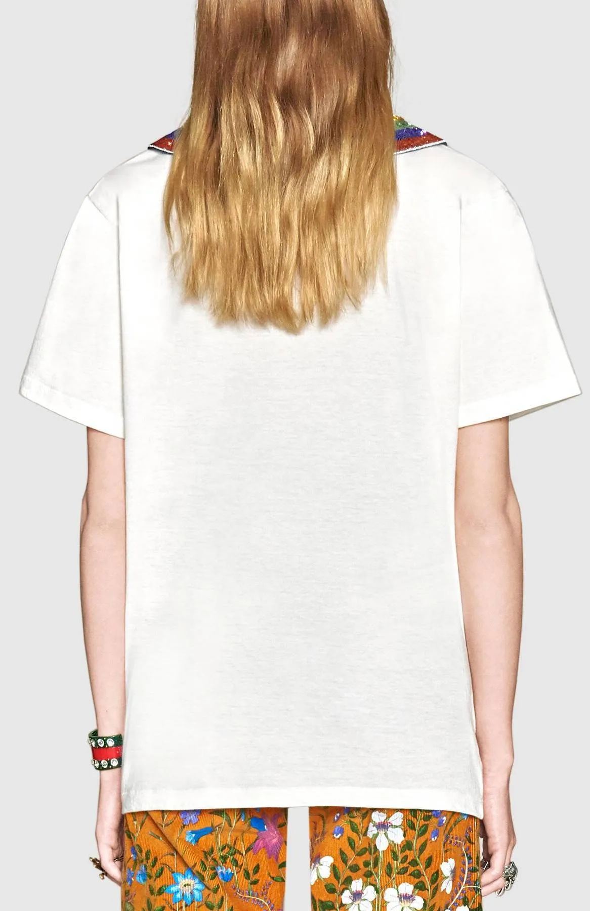 Oversize Collared T-shirt with Logo