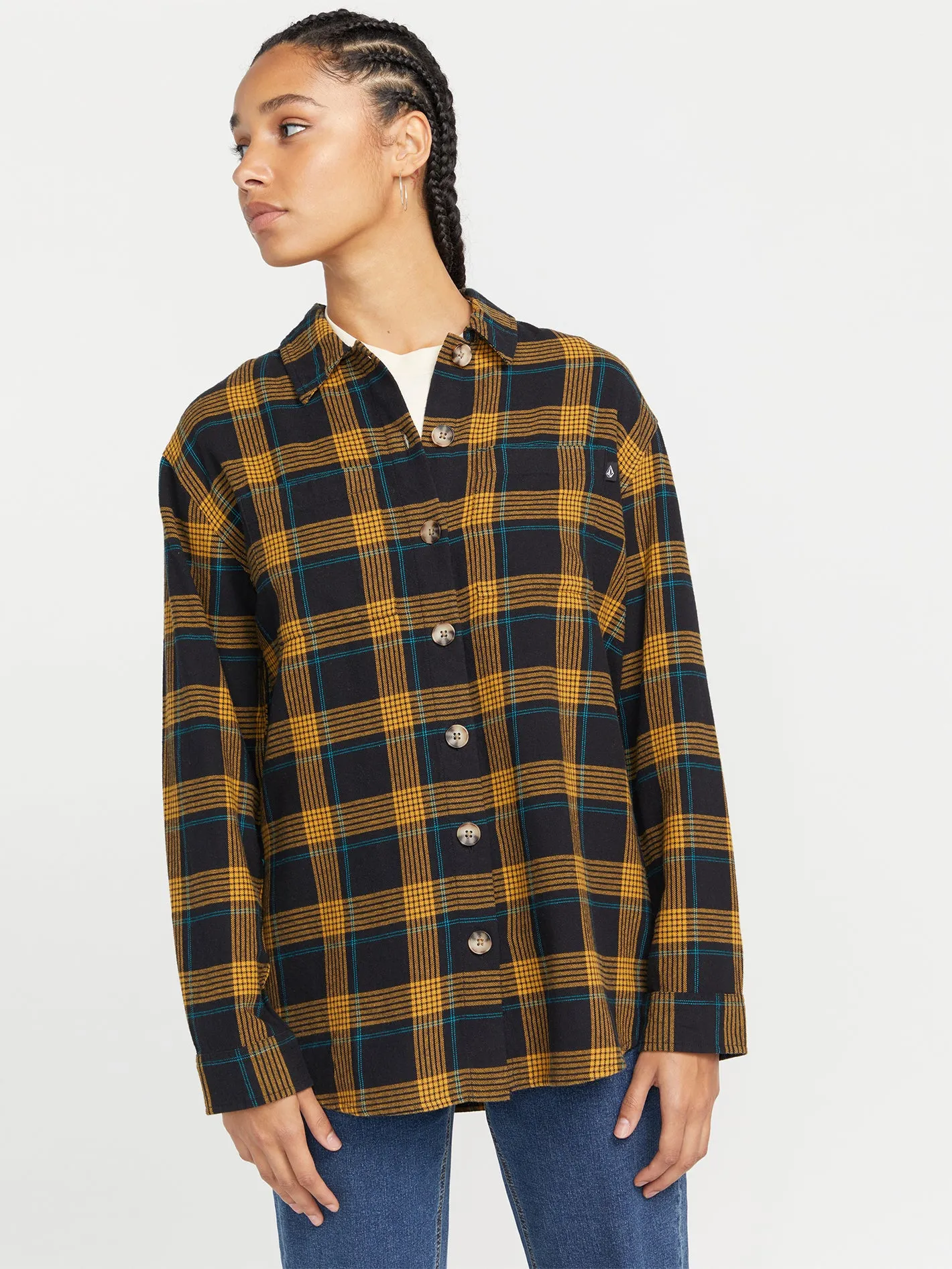 Oversize Me Flannel - Black