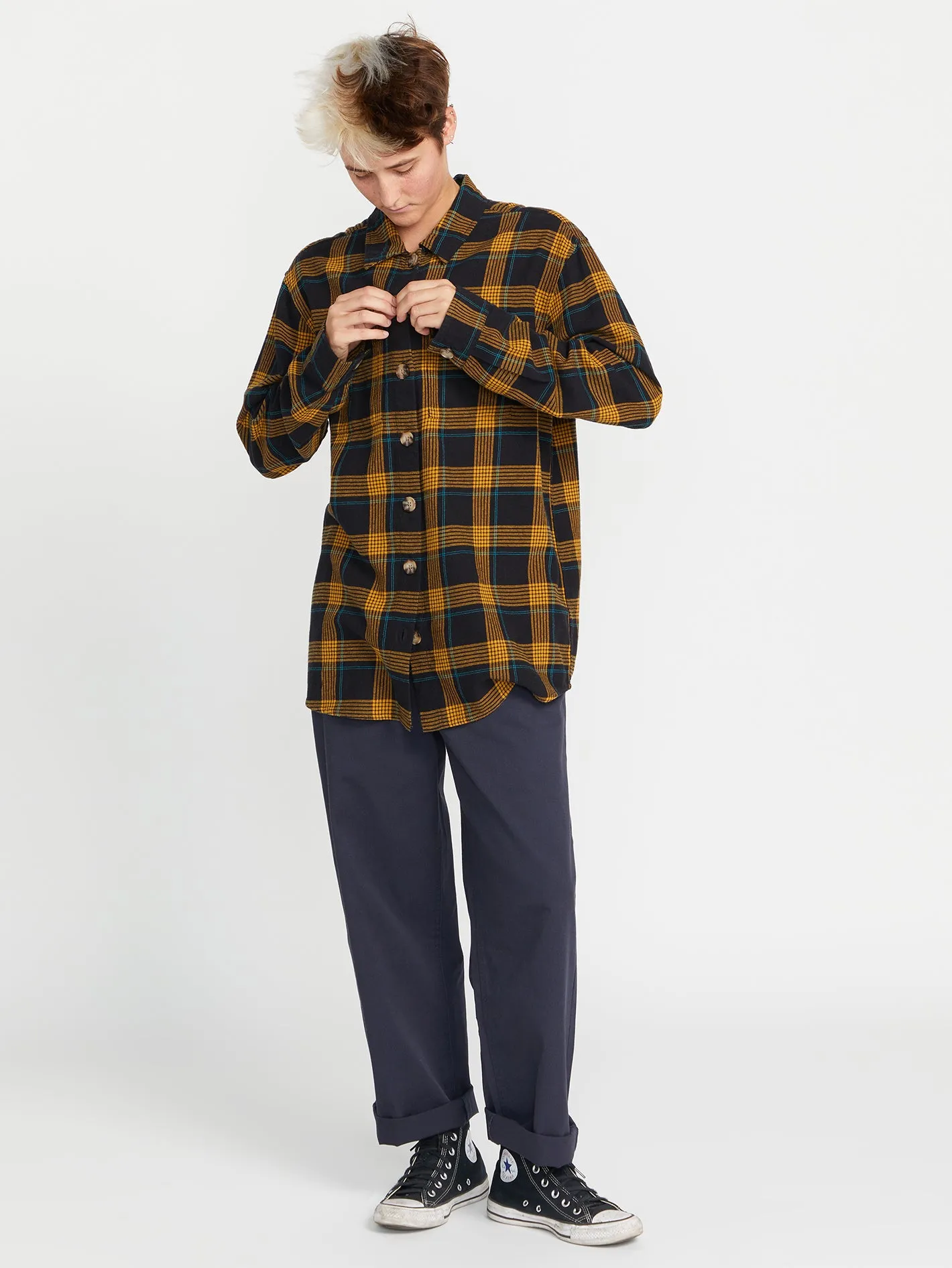 Oversize Me Flannel - Black