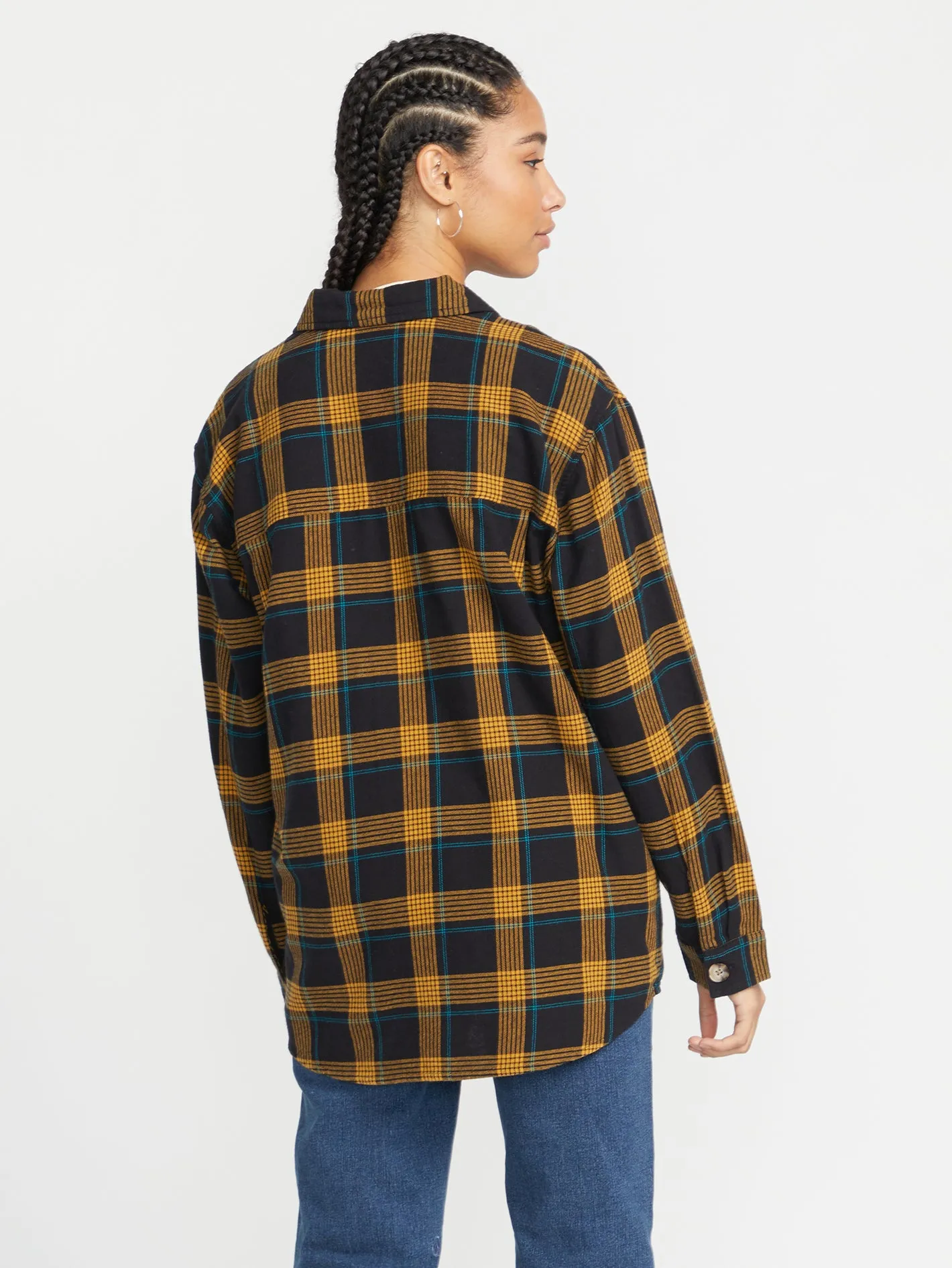 Oversize Me Flannel - Black