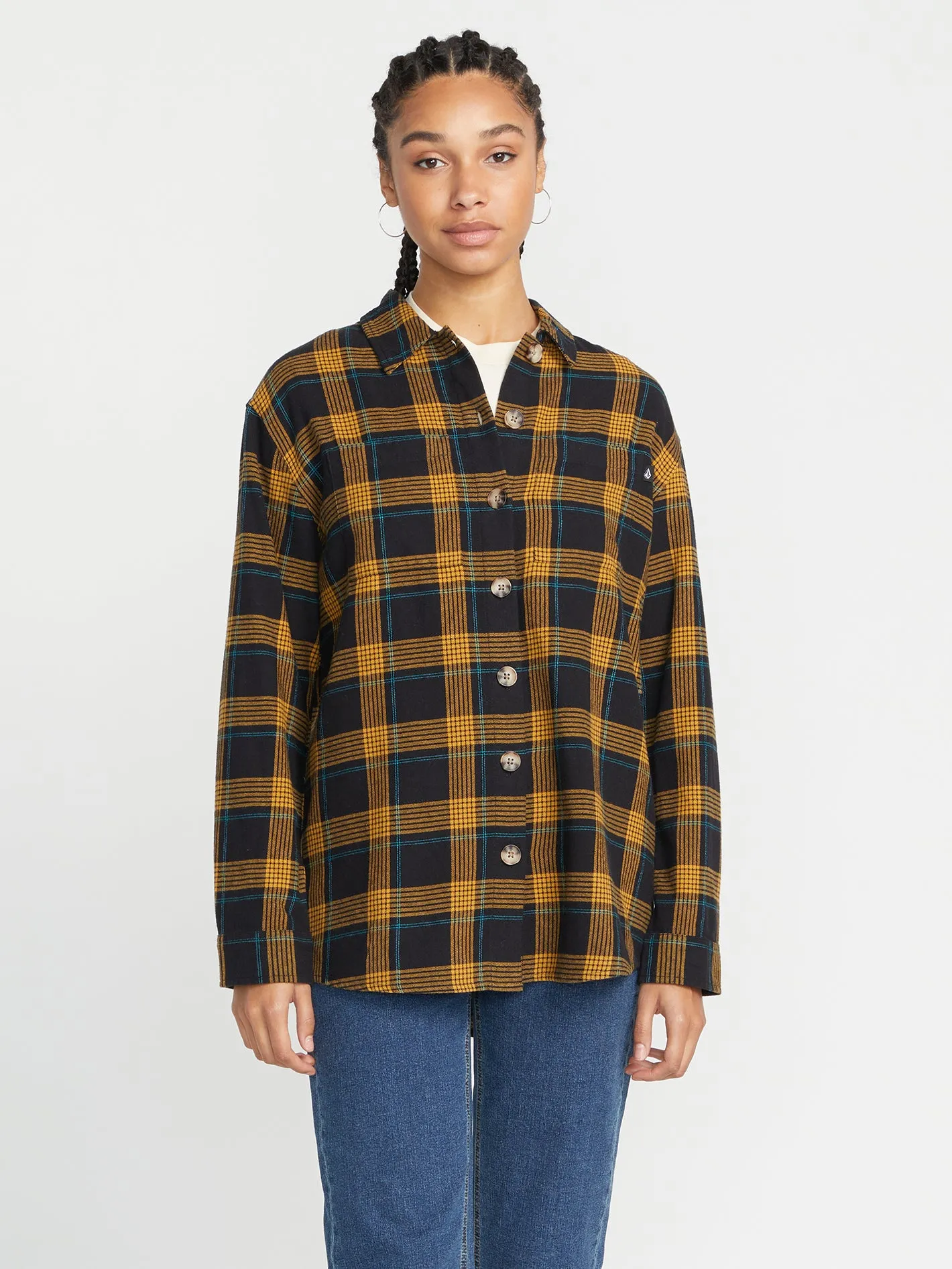 Oversize Me Flannel - Black