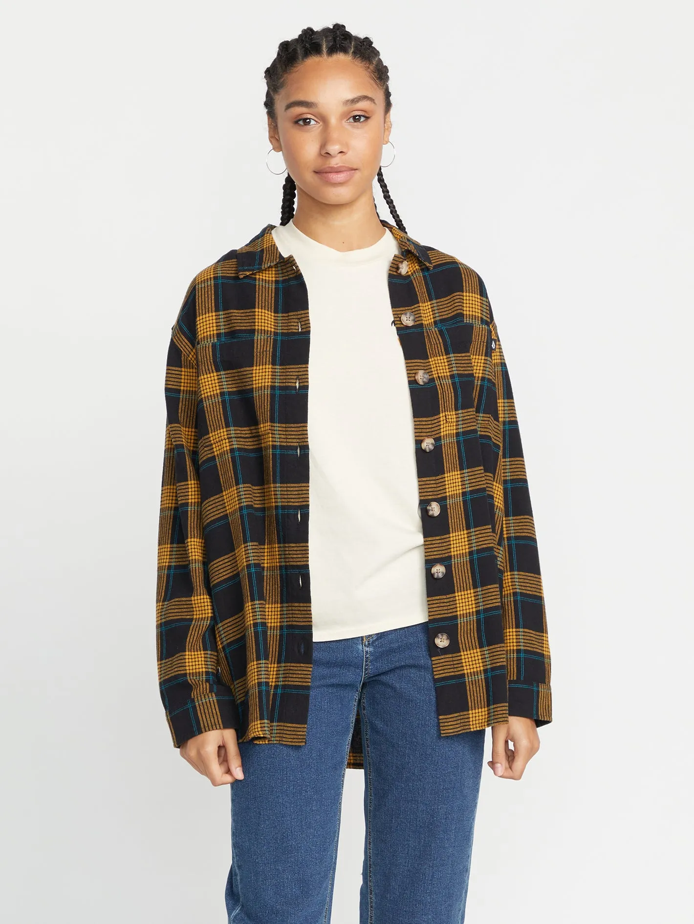 Oversize Me Flannel - Black
