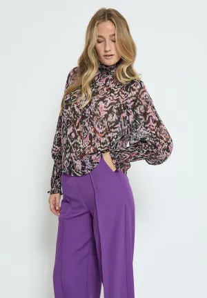 PCRegitze Blouse - Black Print