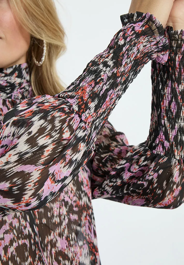 PCRegitze Blouse - Black Print