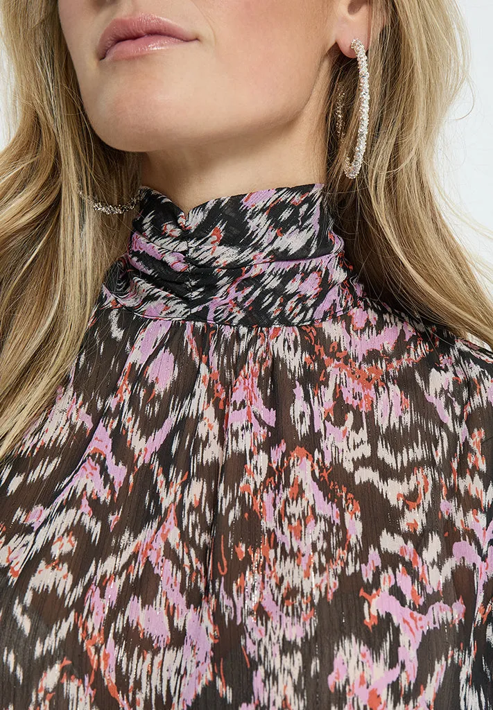 PCRegitze Blouse - Black Print