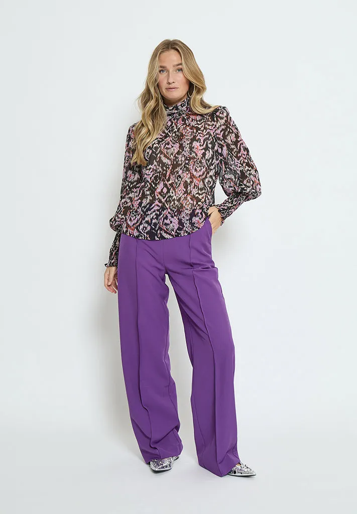 PCRegitze Blouse - Black Print