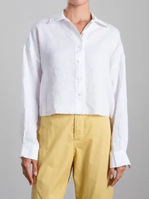 Pharaoh – Esme Shirt in White French Linen