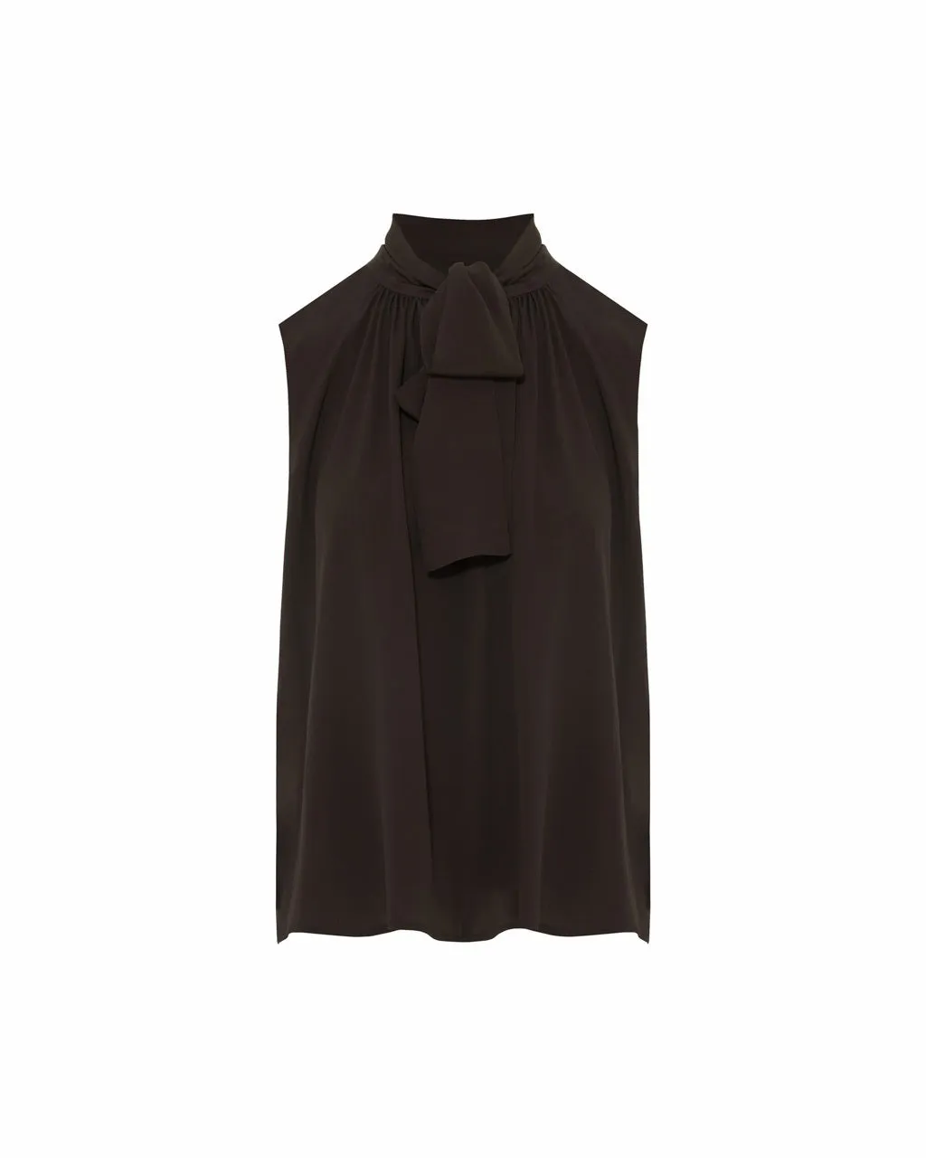 SFIZIO - SLEEVELESS TOP WITH TIE SASH