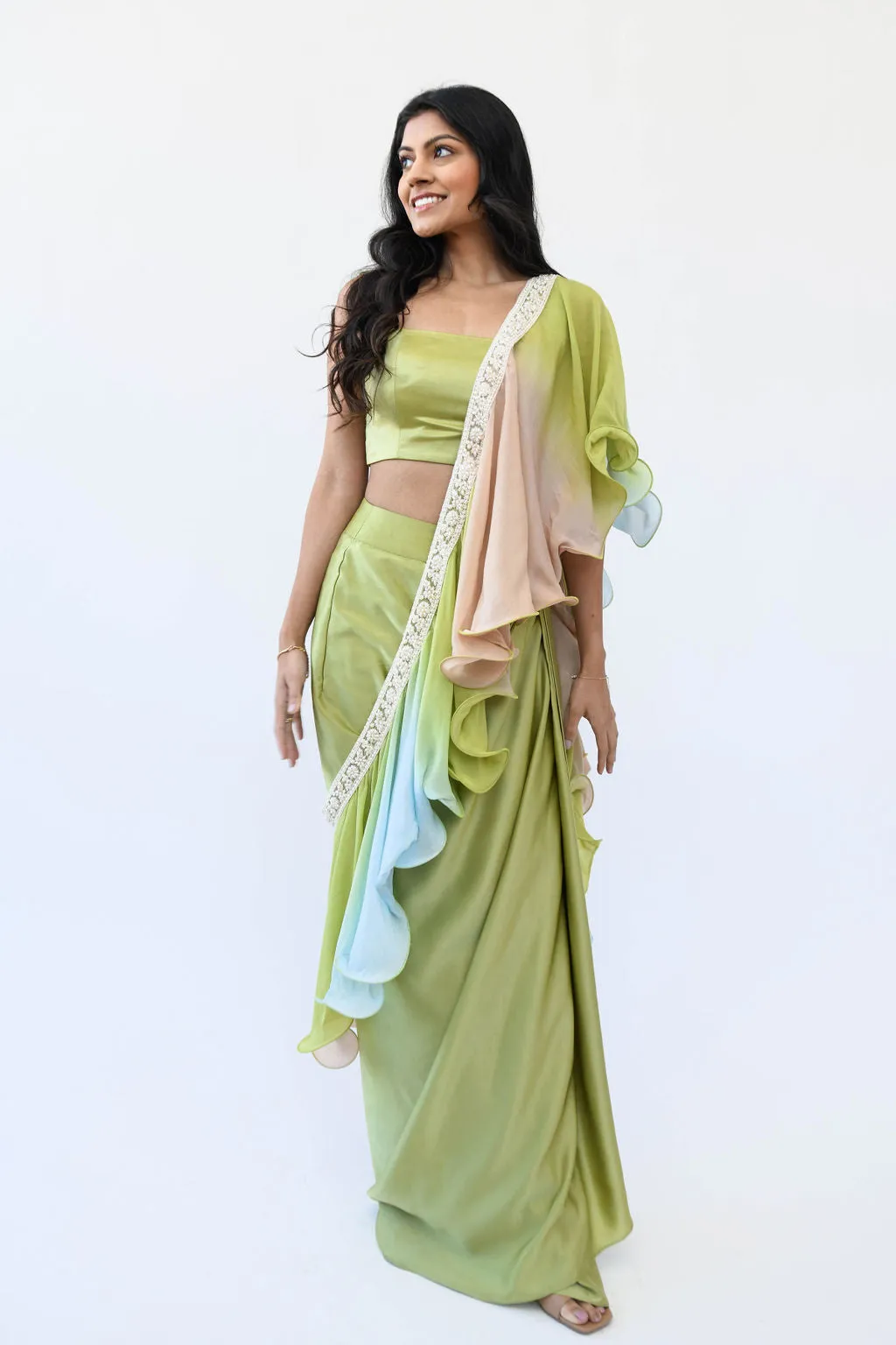 Sleeveless Satin Blouse