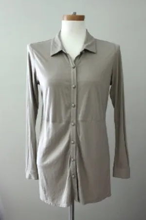 Soft Autumn Wheat Button-Down Shirt