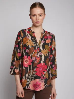 VILAGALLO Francina Floral Shirt - Floral