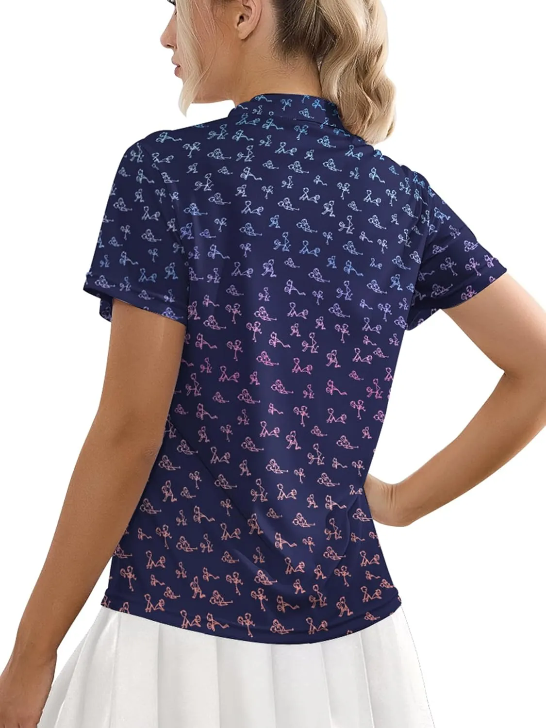 Womens Golf Shirts Moisture Wicking Golf Polo Shirts Quick Dry Short Sleeve for Women Tennis Shirts
