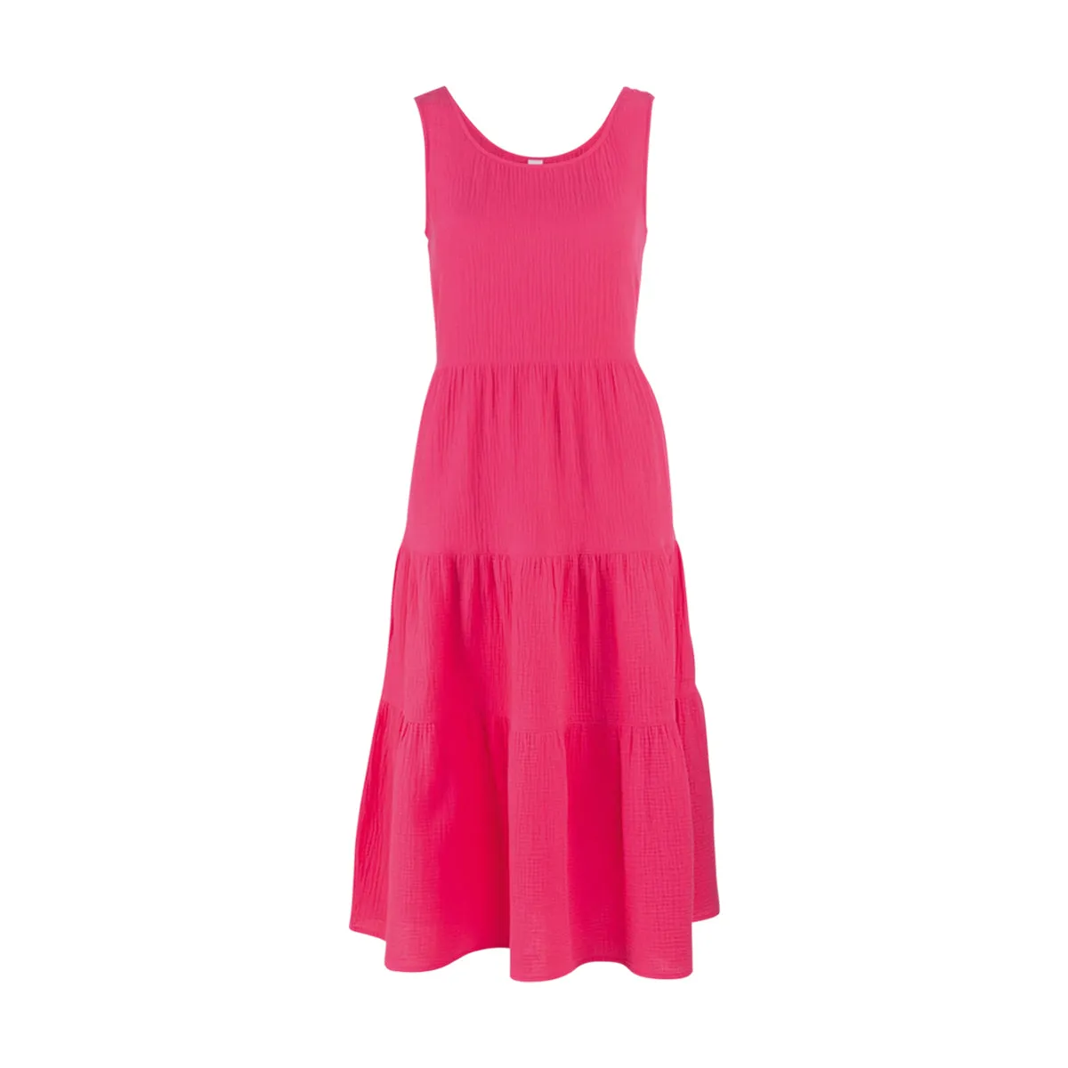 Womens Seeleveless Muslin Maxi Dress